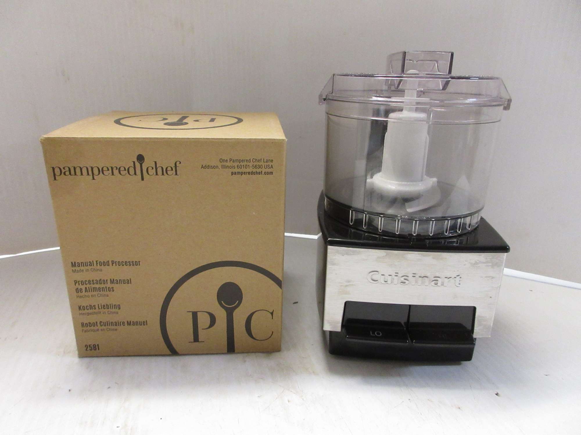 Albrecht Auctions | Mini Cuisinart Food Chopper, Works Well; Pampered