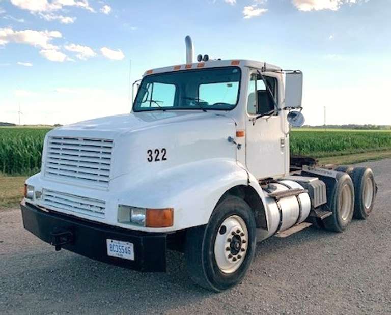 1997 International Semi Tractor, VIN: IHSHGAHROVH448682, (Odometer Reads 3247 Miles - I cannot say with 100% certainty but I would assume considering the age of the vehicle that it has probably turned over – there’s really no way for me to know for sure), Shifts Great, Needs New Front Tires, Rear Tires at 75%, Driver's Side Window Works, No Crank on Passenger Side Window, Wipers Work Well, Engine Idles and Runs Well, Transmission in Great Working Order, Axle Brakes 75% all Around, Driver's Si...