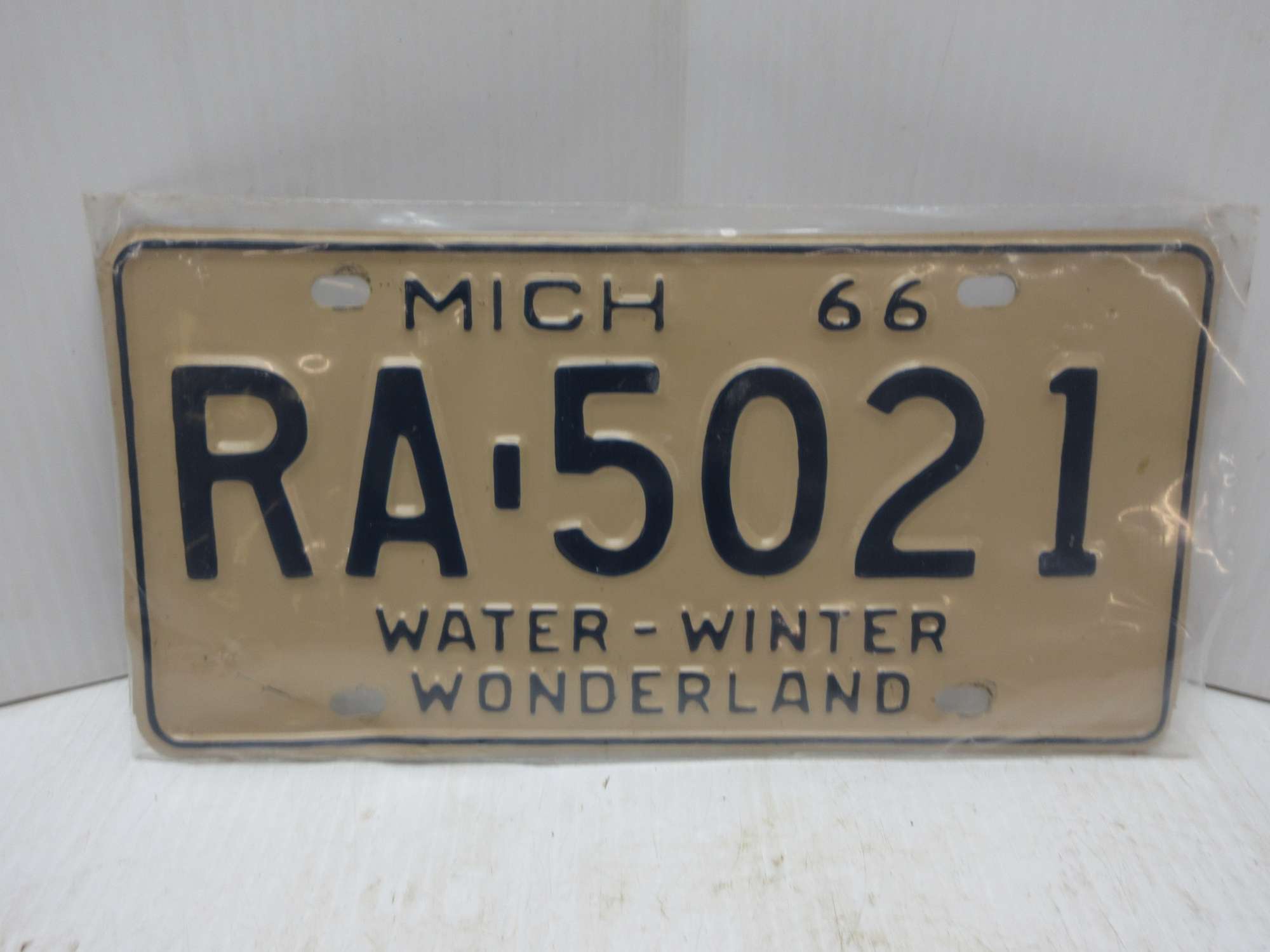Albrecht Auctions 1966 Michigan Plate