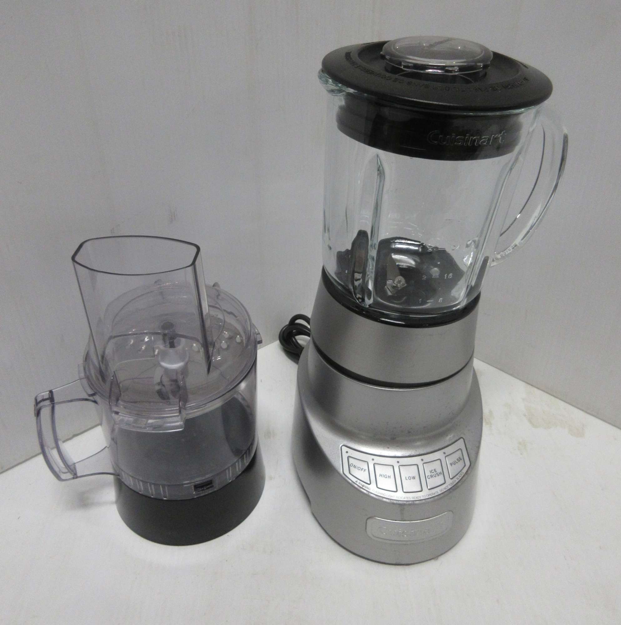 Albrecht Auctions Stainless Cuisinart Model BFP603 Smartpower Deluxe