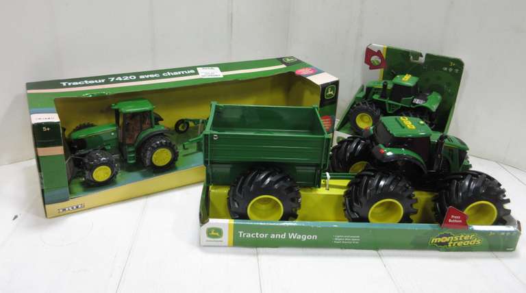 (3) John Deere Tractors