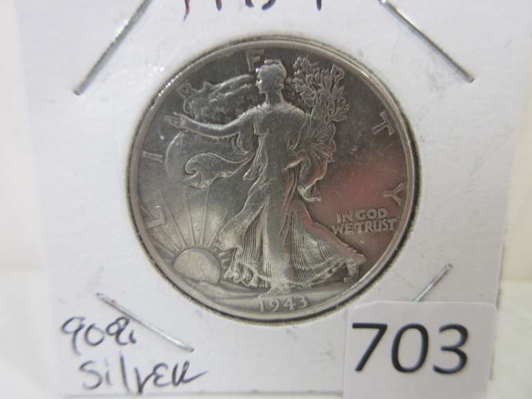 1943-P Walking Liberty Half Dollar