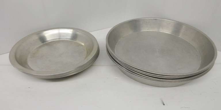 (8) 9" Aluminum and (6) 11" Aluminum Deep Dish Commercial Grade Pie Pans