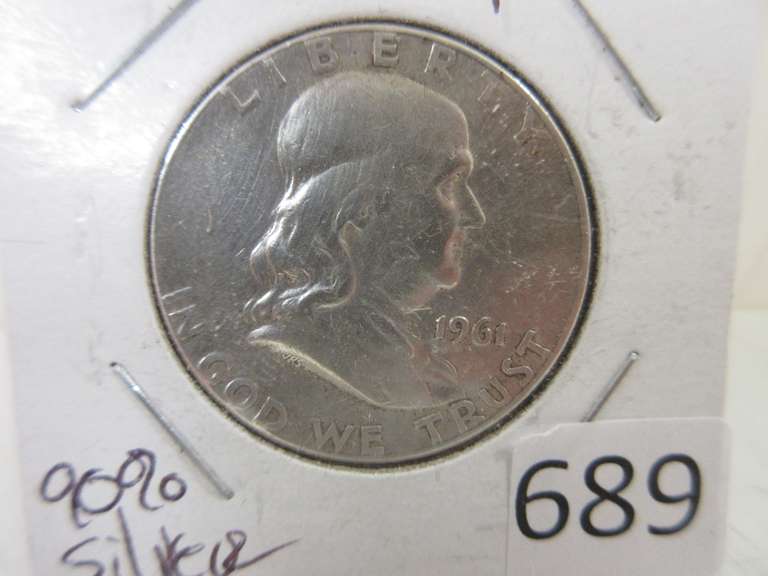 1961-P Franklin Half Dollar