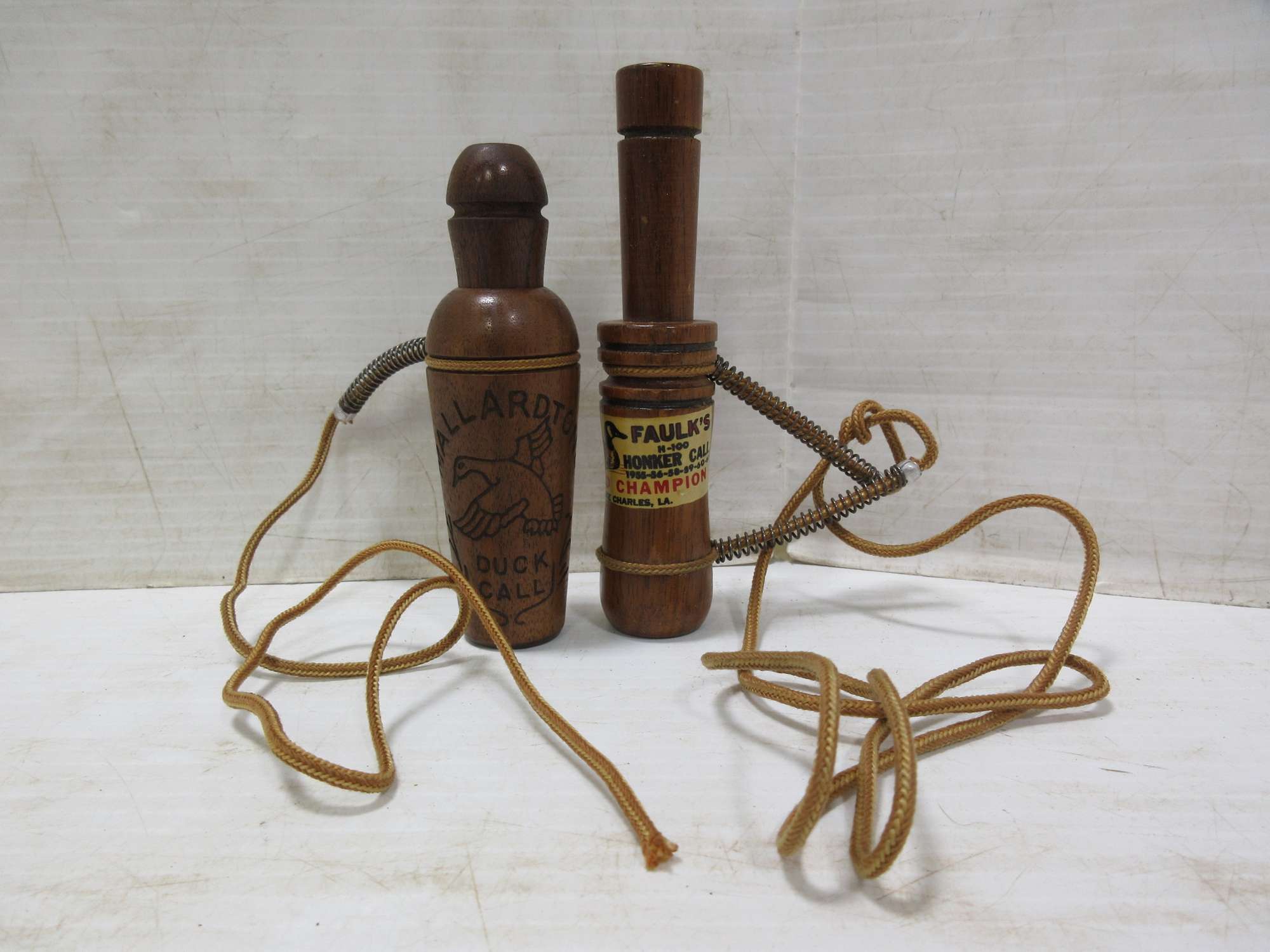 Albrecht Auctions (2) Older Duck/Goose Calls 1 Mallardtone Duck