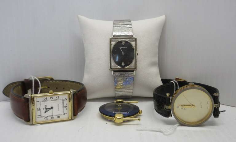 (4) Watches: 1- Without Band, Jewelry Display Not Included