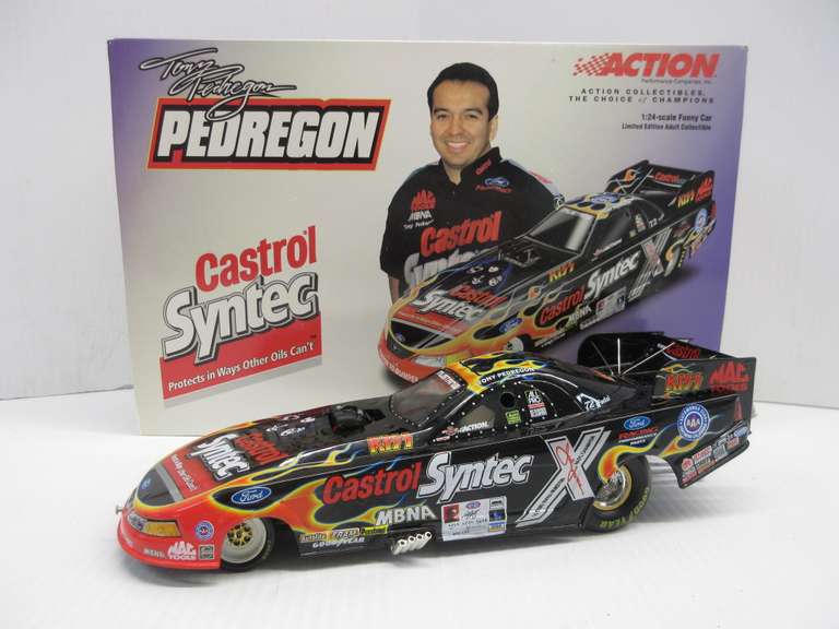 Tony Pedregon Castrol Syntec/Kiss 2001 Mustang Funny Car by Action Collectibles, Limited Edition, 1 of 4,008, 1/24 Scale