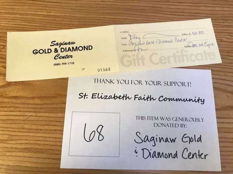 $50 Gift Certificate for Saginaw Gold and Diamond Center