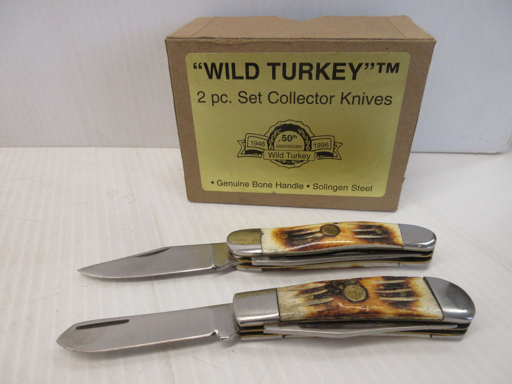 Albrecht Auctions Wild Turkey TwoPiece Collector Knives, Solingen