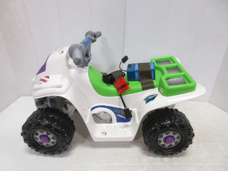 Kids Ride-On Buzz Lightyear Quad, Includes Battery and Charger