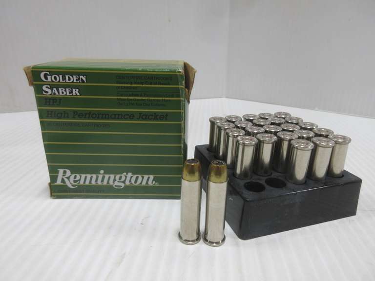 (25) Rounds of .357 Magnum Remington Golden Saber Ammo