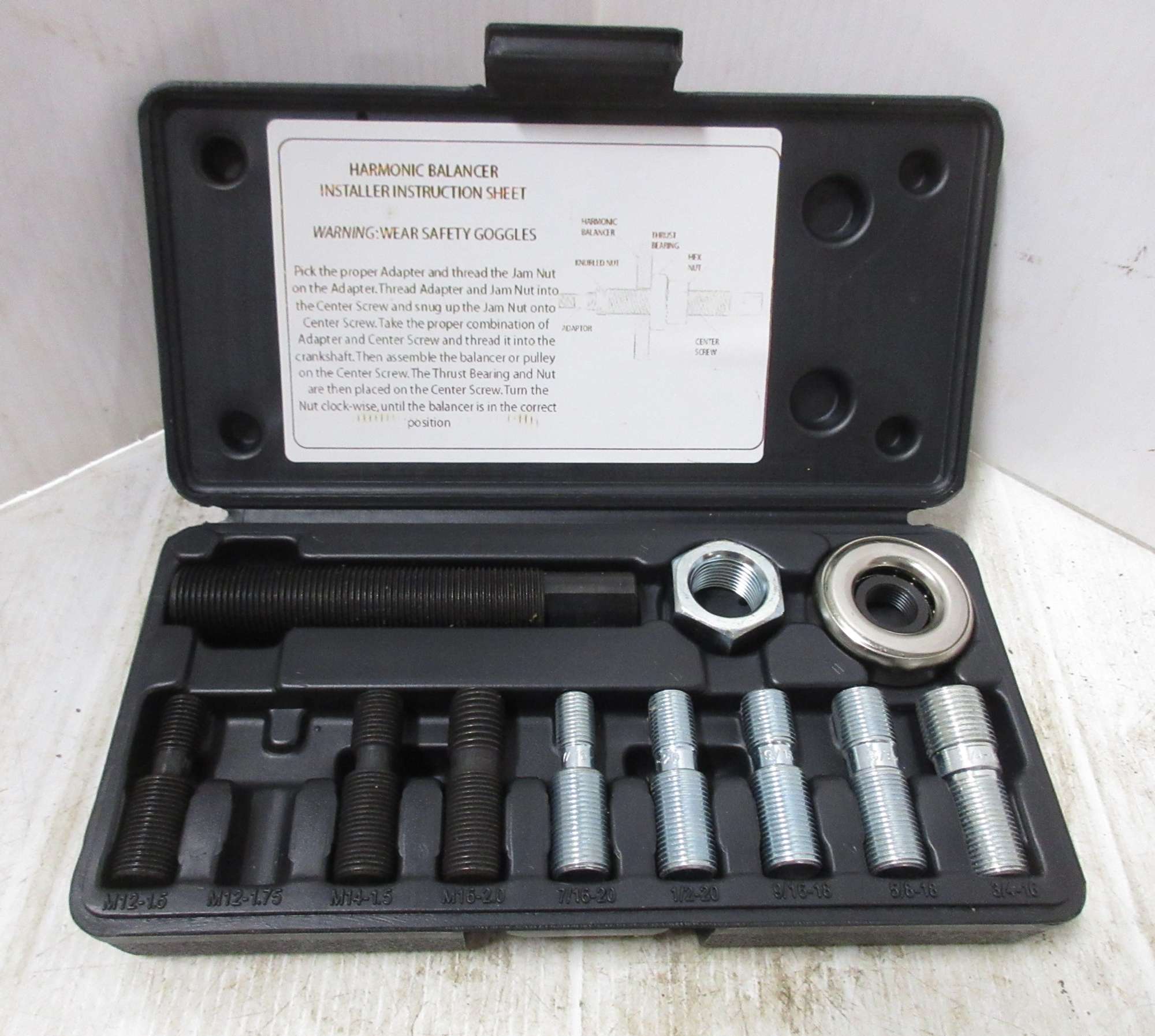 Albrecht Auctions Harmonic Balancer Installer