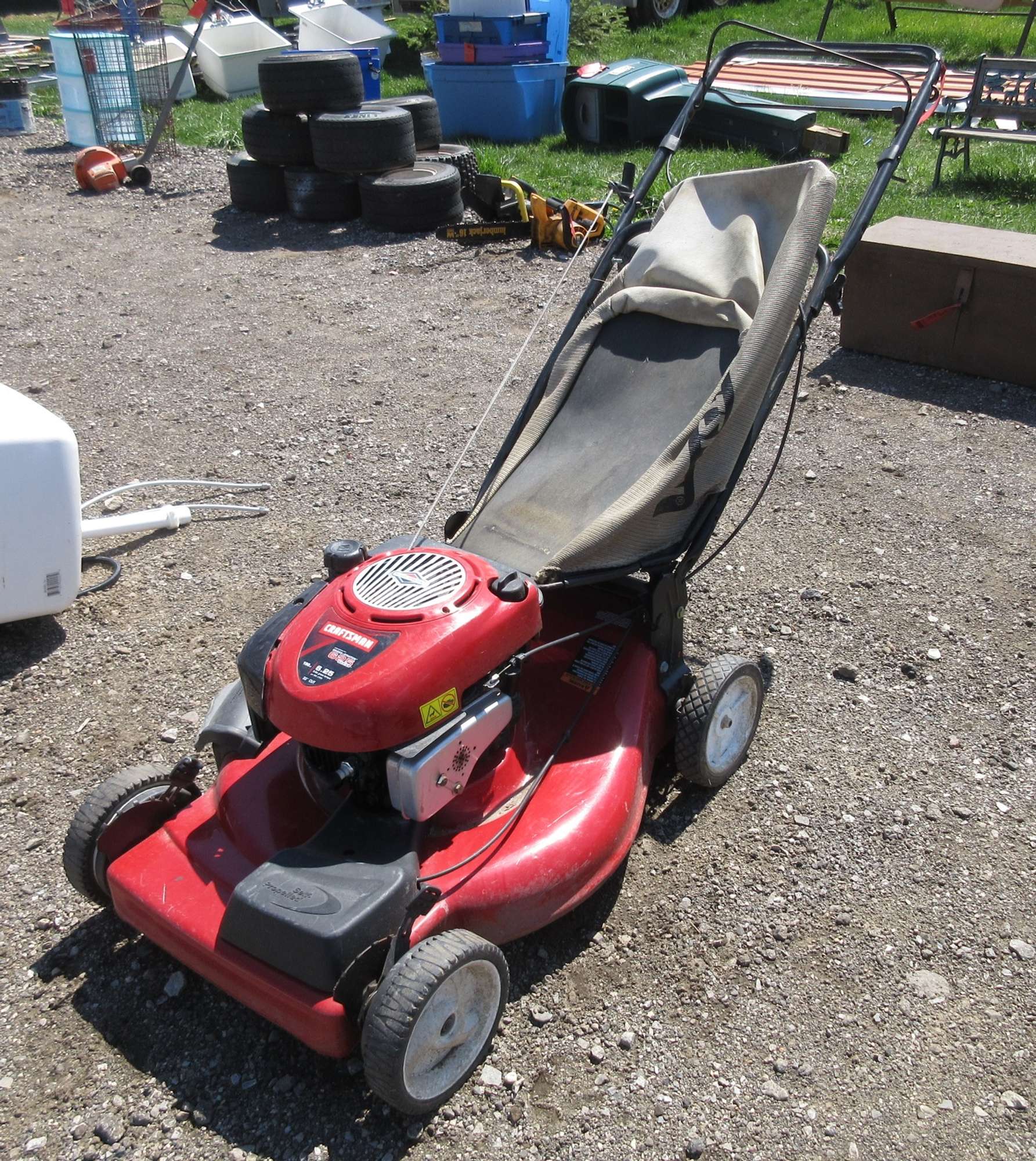 Albrecht Auctions Craftsman Lawn Mower with Bag