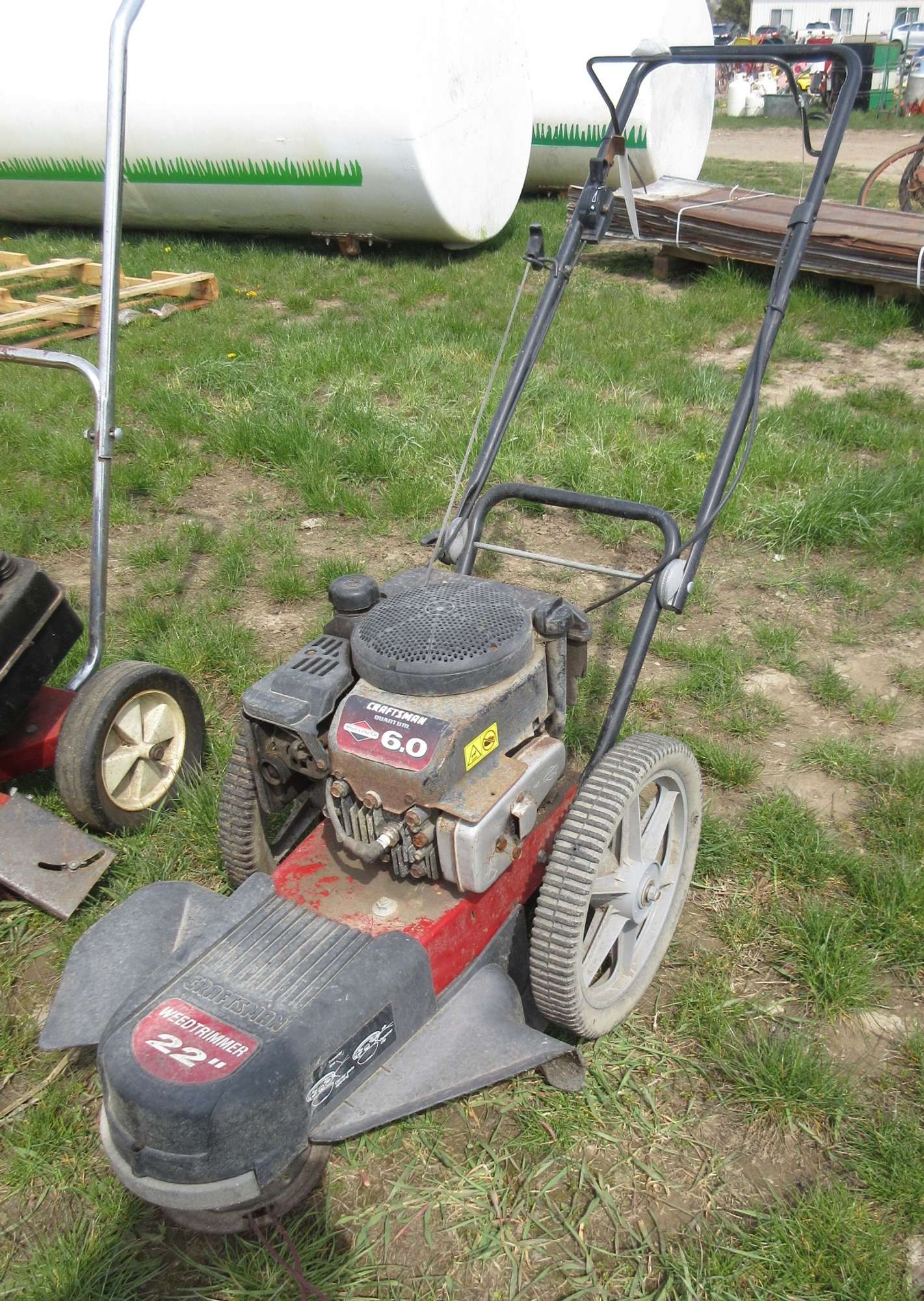 Albrecht Auctions Craftsman 22" WalkBehind Weed Trimmer, 6.0 HP