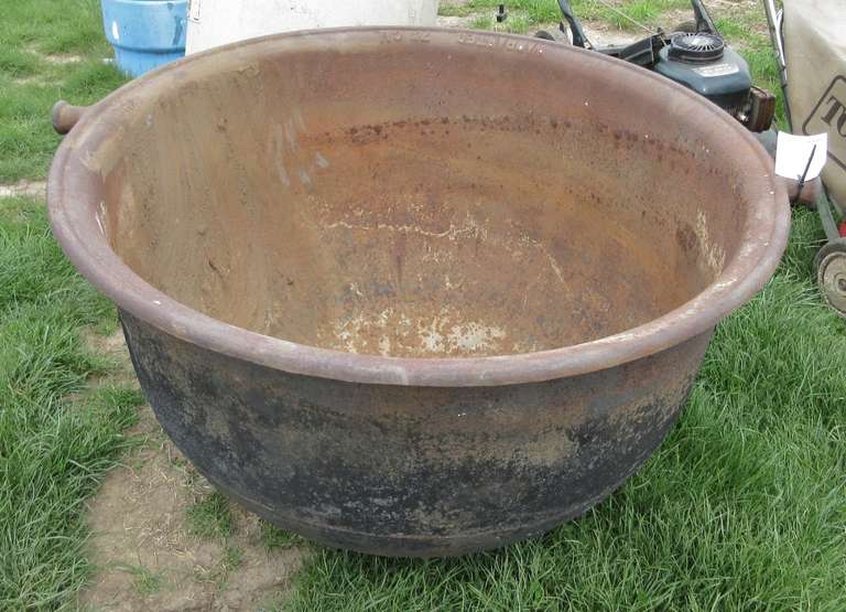 75-Gallon Cast Iron Cauldron