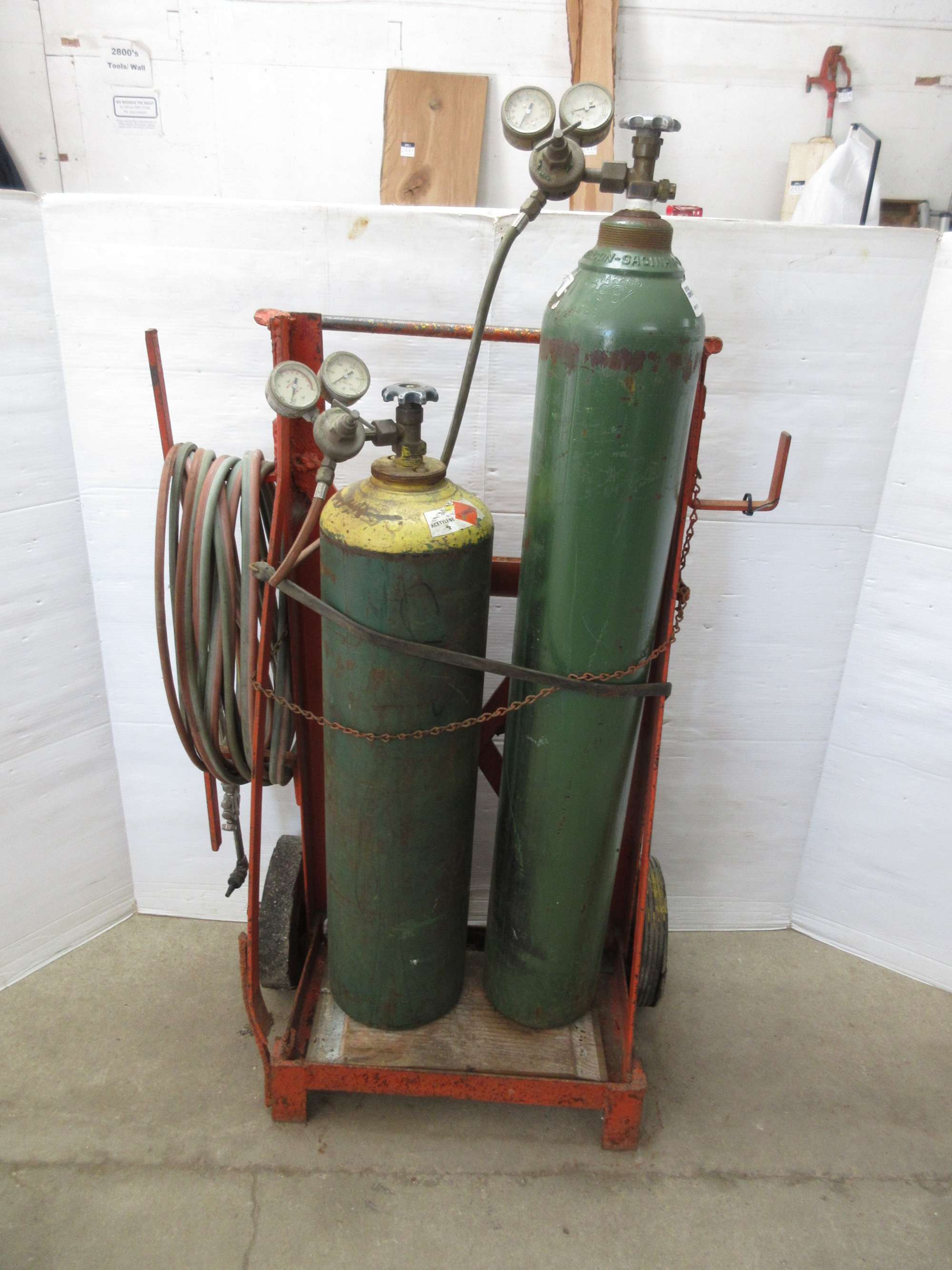 Albrecht Auctions | Torch Set with Cart, and Smiths Torch End