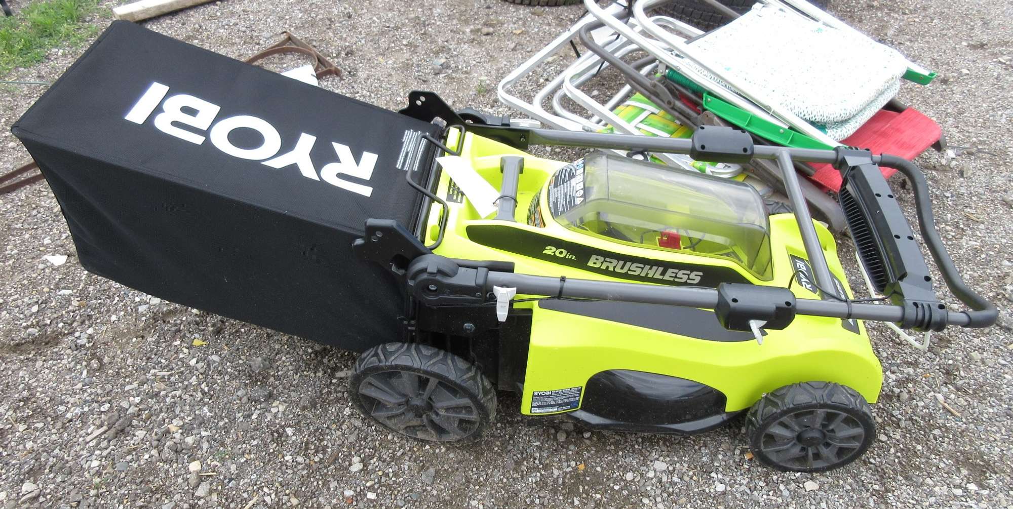 Albrecht Auctions Ryobi 20" 40V 6.0Ah Mower, Model No. RY401110Y