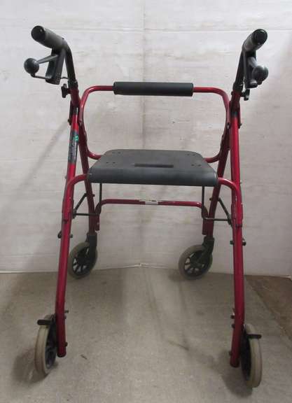 Red Walker with Seat