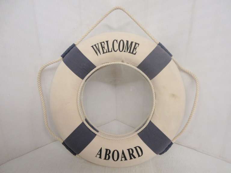 Welcome Aboard Life Ring