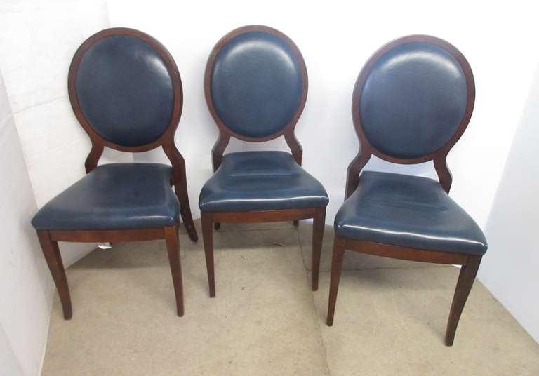 (3) Stacking Dining/Conference Chairs with Cushioned Back and Seat, Matches Lot Nos. 6710 and 6725