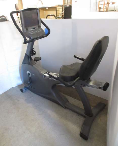 Recumbent Bike with TV