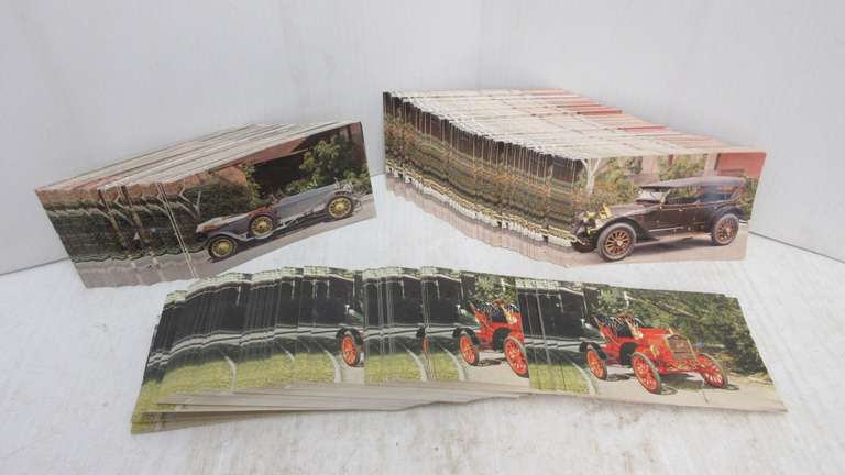 Large Collection of Automobile Postcards