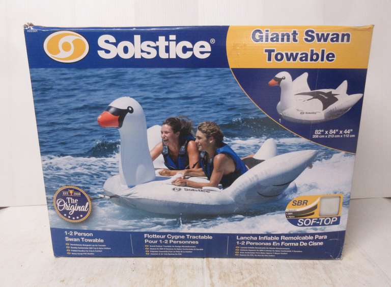 Giant Towable Swan by Solstice, Fits 1-2 People Comfortably