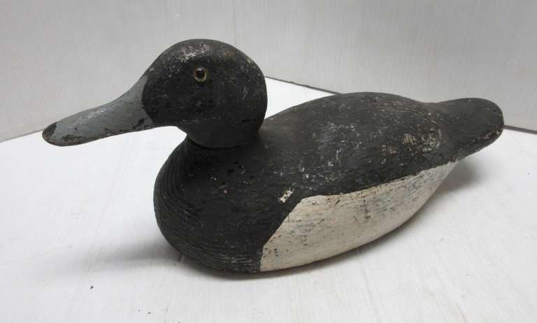 Older Working Duck Decoy, Made of Wood