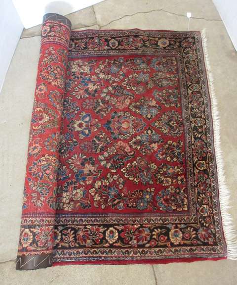 Old Hand Woven Rug, Vivid Colors, Non-Slip, Backing Added to Sides, High Quality and Well Made