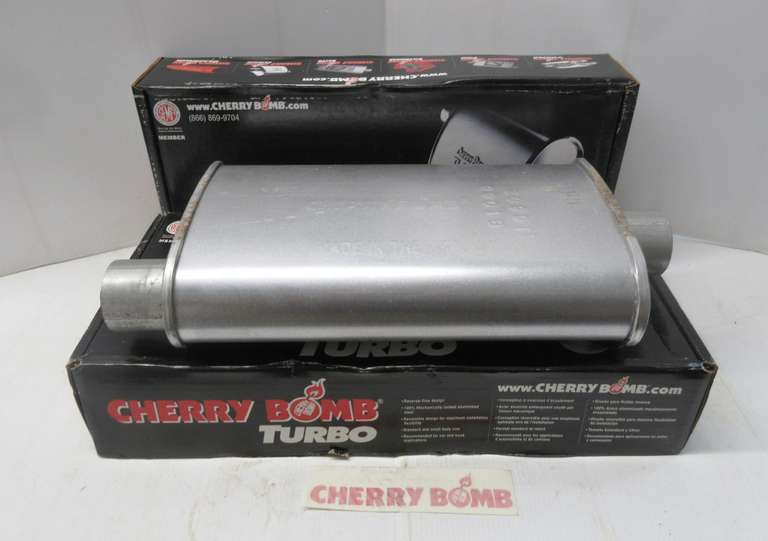 (2) 2" Cherry Bomb Turbo Mufflers