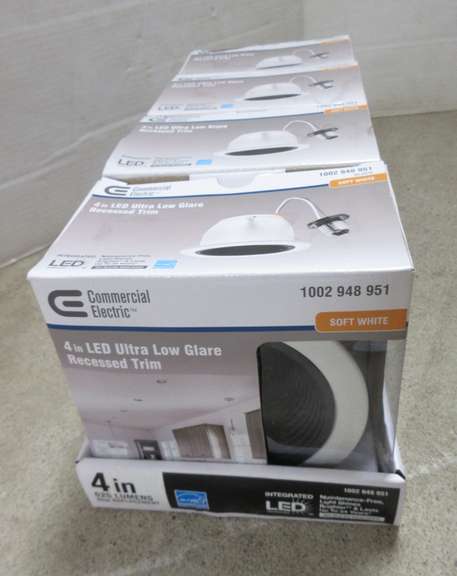 (4) 4" LED Low Glare Lights