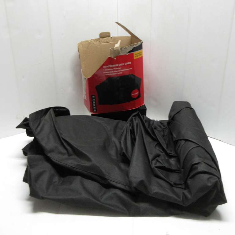 82" Premium Grill Cover, Fits Most Six-Burner Grills, Straps on Both Ends for Closure