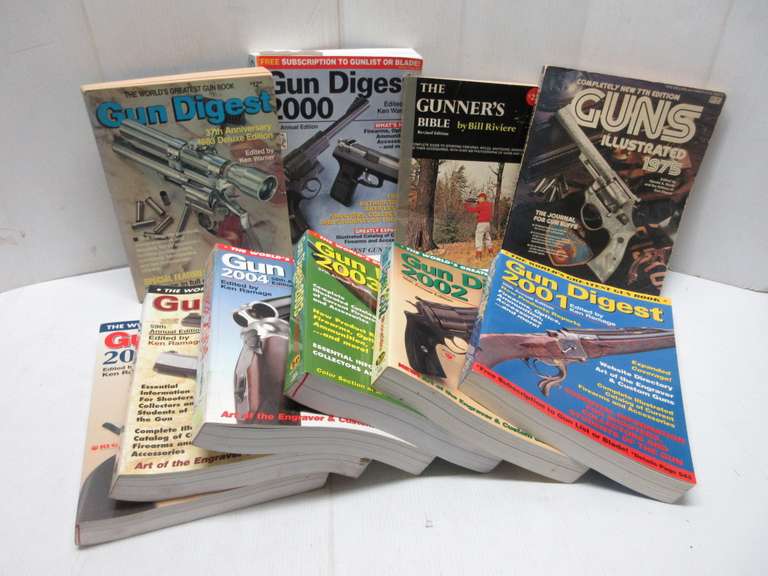 (10) Older Gun Digest Books