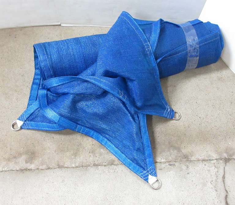 Blue Sun Shade Sail, Can be Used for Patio Cover or Awning