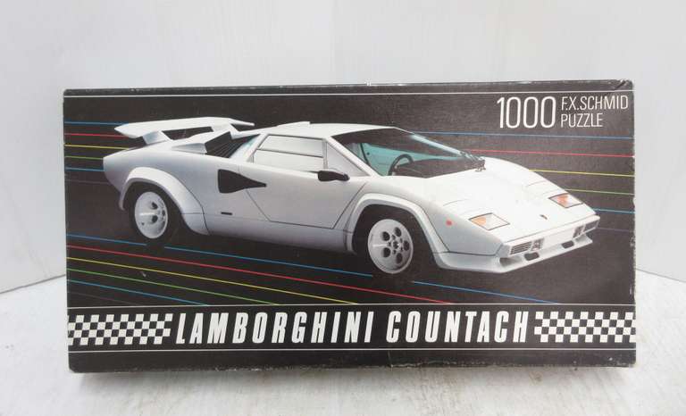 Old Lamborghini Countach 1000-Piece Puzzle
