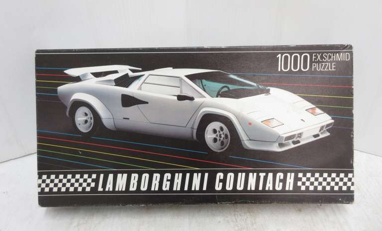 Old Lamborghini Countach 1000-Piece Puzzle