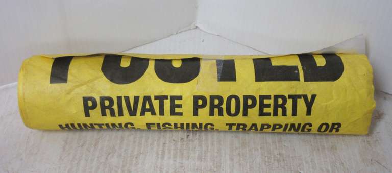 Property Signs, "No Trespassing"