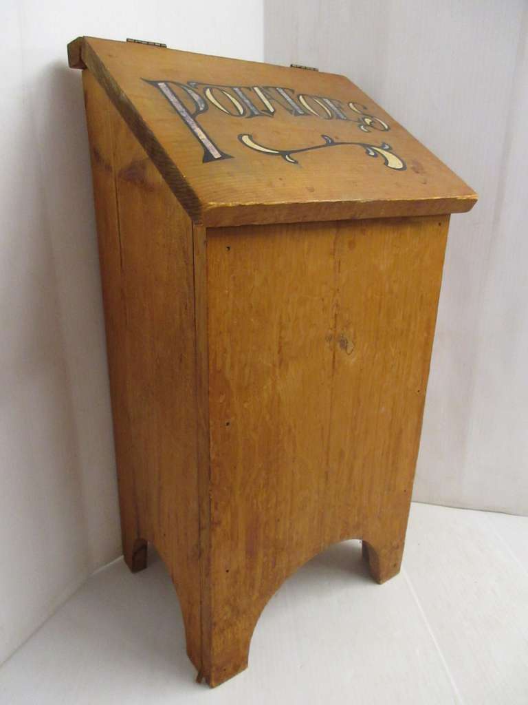 Wooden Potato Bin