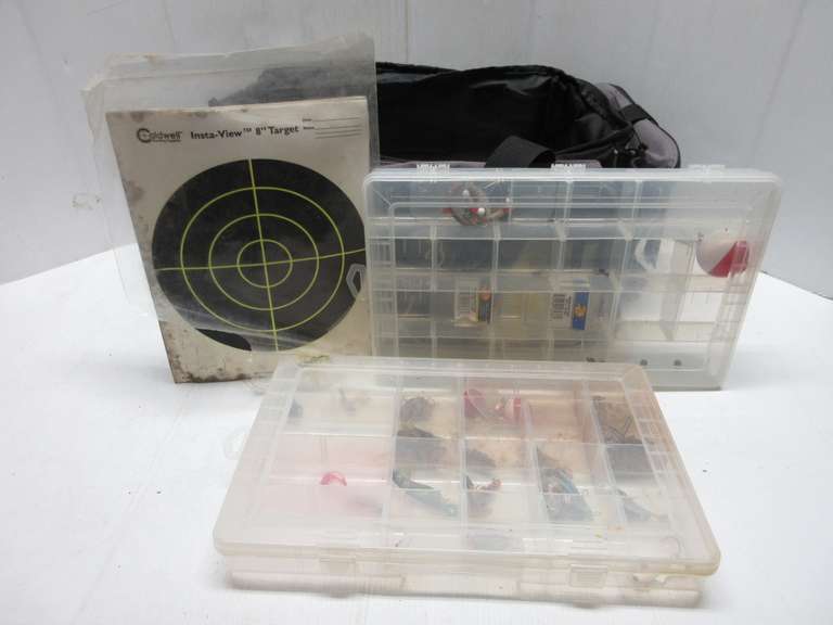 Original Browning Tackle Box with (3) Containers, Some have a Few Lures