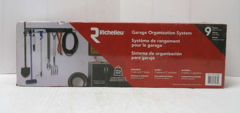 Richelieu Nine-Piece Garage Organizer