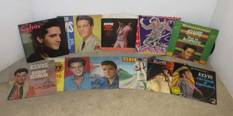 (11) Elvis Record Albums