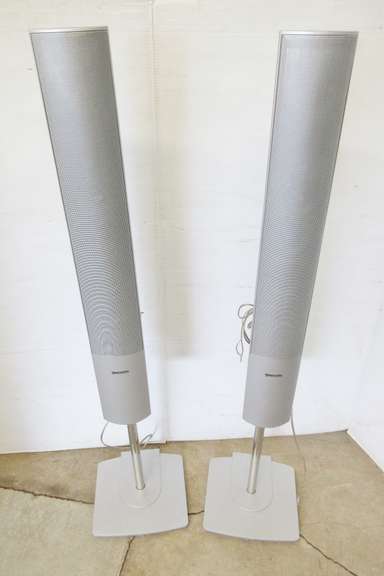 (2) Tall Panasonic Speakers