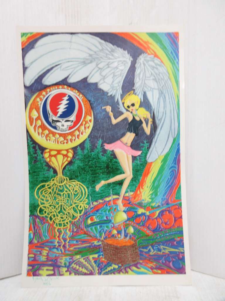 2006 Signed Grateful Dead Print, Ryan DeClerk