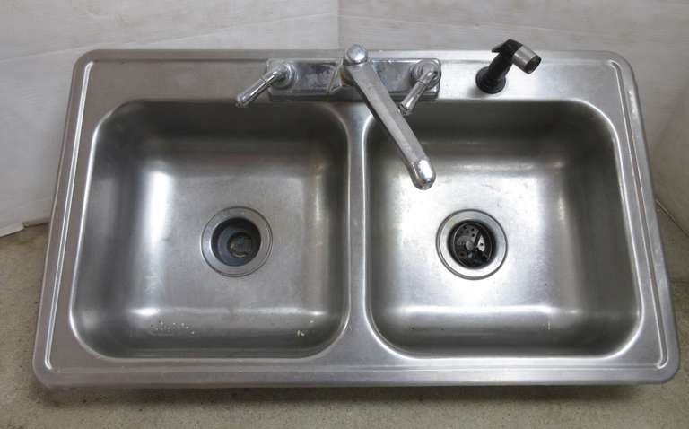 Galvanized Sink, and a Shade