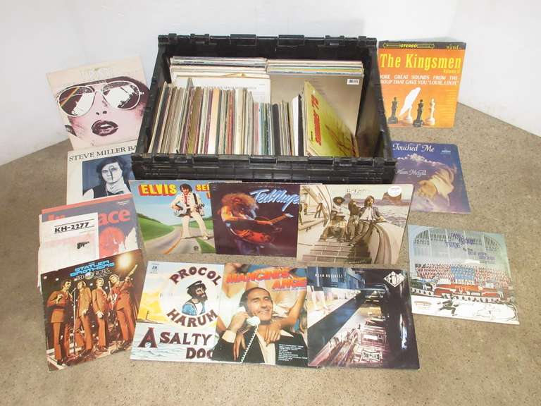 (170) 1960-1970s Records, Includes: Rock, Blues, Jazz, and Country