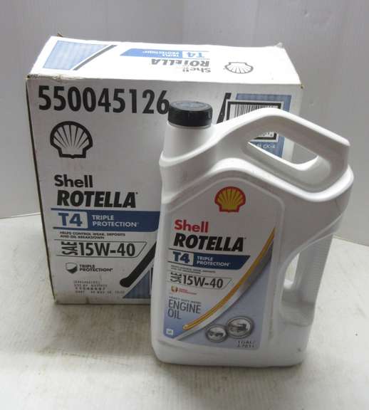 Three-Gallon Shell Rotella T4 15W-40 Oil