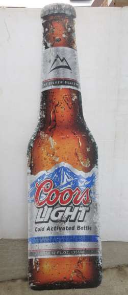 "Coors Light" Advertisement Sign