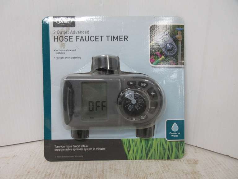 Orbit Two-Outlet Advanced Hose Faucet Timer