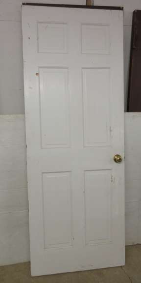 Six-Panel Wood Door