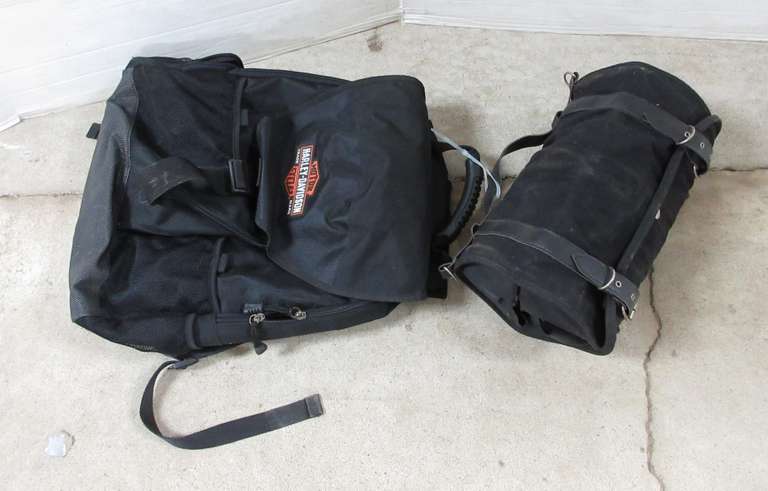 Harley Davidson Backpack and Travel Roll Pack